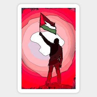 Palestine Flag Lives Matter P1 Magnet